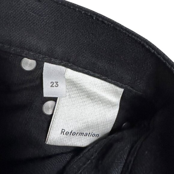 REFORMATION Candice Bootcut Luxury Designer Denim Jeans Pants Womens 23x32 - Picture 2 of 6